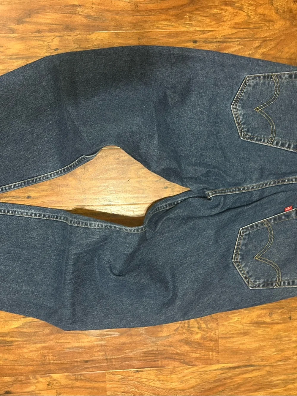 Levi's 550 Relaxed Fit Straight Leg Men's Jeans Dark Blue Denim Made in the USA